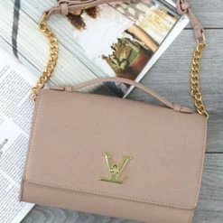 Miss Moda Luxe LILAH BEIGE BAG